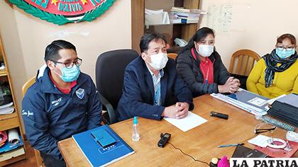 Los dirigentes de los trabajadores en salud expresaron su molestia por lo acontecido en Eucaliptus /LA PATRIA

