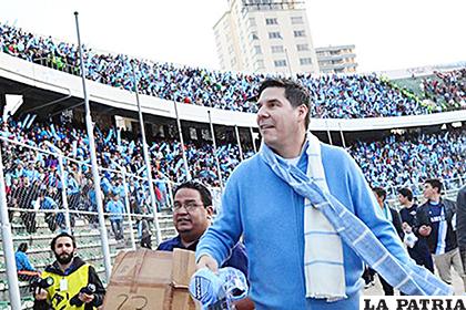 Marcelo Claure presidente del club Bolívar /oxigenodigital.com