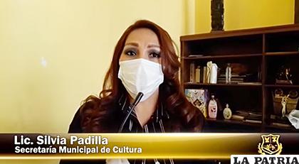 Silvia Padilla, secretaria municipal de Cultura /GAMO /Facebook
