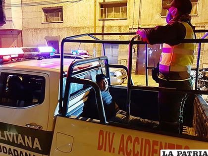 El sujeto vertió amenazas a los funcionarios policiales /LA PATRIA
