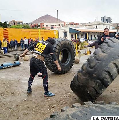 El torneo del Hombre y Mujer más Fuerte de Bolivia será el primer evento en volver a escena /Febofi-Facebook