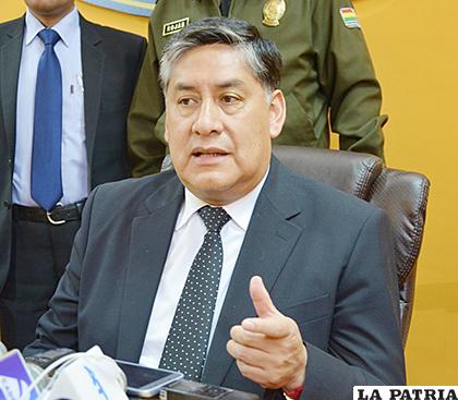 El fiscal General Juan Lanchipa, brindó la información nacional /FGE
