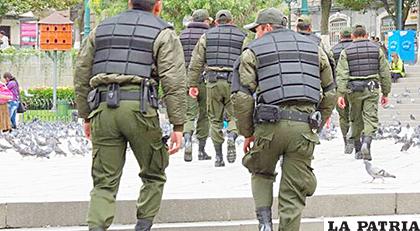 La identidad de los policías será dada a conocer en los siguientes días /Viral Bolivia
