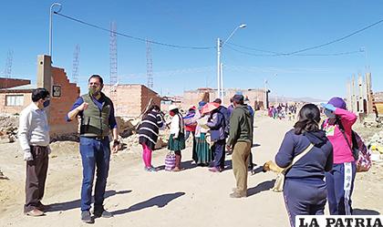Los fiscales llegaron con ayuda a varias familias /LA PATRIA
