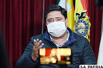 Ministro de Trabajo, Oscar Mercado /ABI