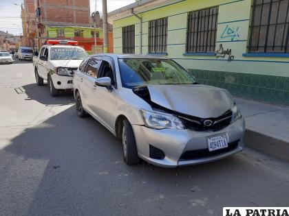 El accidente ocurrió en la Rodríguez entre Brasil y Backovic /LA PATRIA