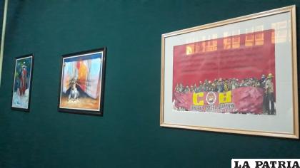 Se exponen varios cuadros de tinte social