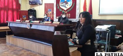 Danitza Villarroel presidió la Comisión de Educación y Salud en la última gestión /LA PATRIA