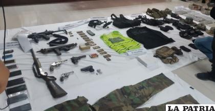 Encontraron armas de grueso calibre /felcn