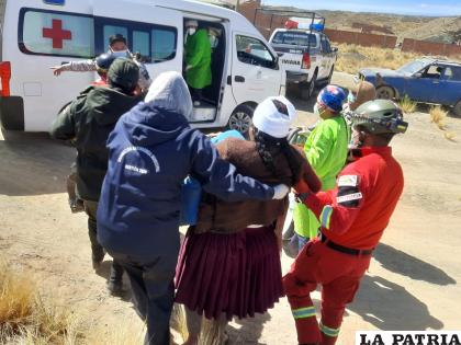 Los heridos fueron evacuados prontamente a distintos nosocomios /LA PATRIA