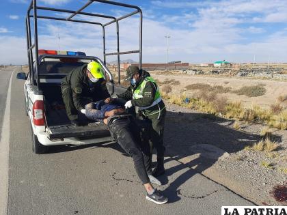 El cuerpo fue trasladado hasta la morgue del Cementerio General /LA PATRIA