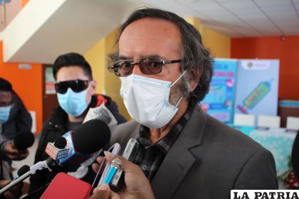 El rector de la UTO, David Ismael, informó sobre la planta de oxígeno /LA PATRIA