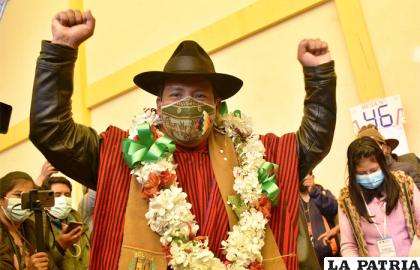 Santos Quispe, fue elegido Gobernador de La Paz /erbol.com