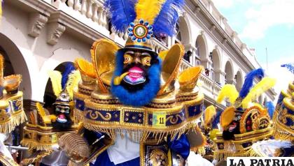 Moreno, figura del Carnaval de Oruro /RR.SS.