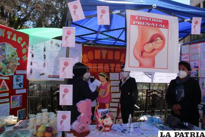 Feria preventiva de la salud se realizó en la Plaza Manuel Castro y Padilla /LA PATRIA