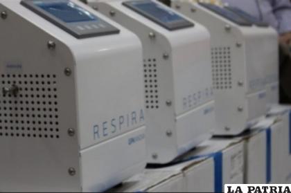 Los respiradores adquiridos en 2020 /Erbol