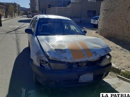 Vehículo afectado de la segunda colisión  /LA PATRIA