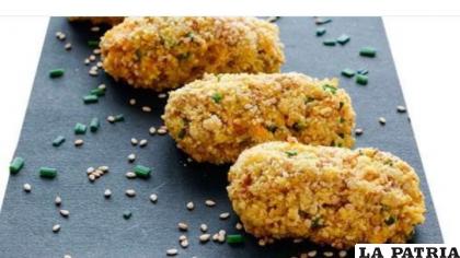 CROQUETAS DE QUINUA