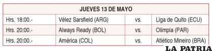 JUEVES 13 DE MAYO