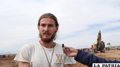 El ecologista francés Alexis Dessard /LA PATRIA