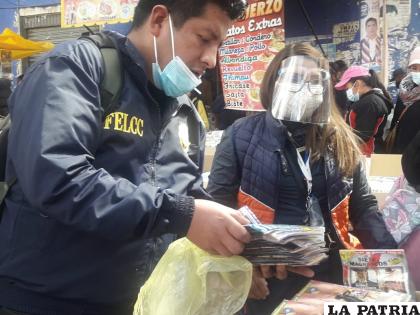 El operativo se registró en la Feria 16 de Julio en El Alto /FGE