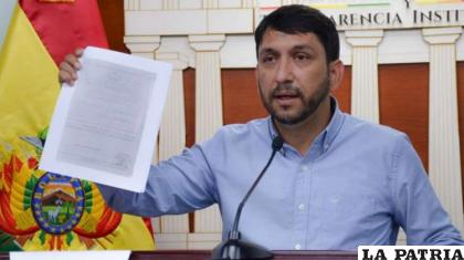Exviceministro de Justicia y Transparencia, Guido Melgar /RR.SS.
