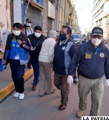 El día que los jueces fueron aprehendidos por funcionarios policiales en coordinación con la Fiscalía /LA PATRIA