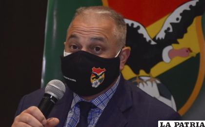 Fernando Costa, presidente de la Federación Boliviana de Fútbol /APG