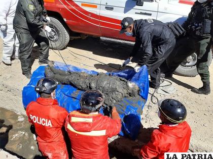 Murió broncoaspirado tras caer a la canaleta /LA PATRIA