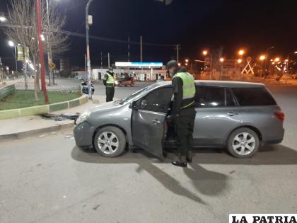 El accidente ocurrió en las avenidas Al Valle y Héroes del Chaco /LA PATRIA