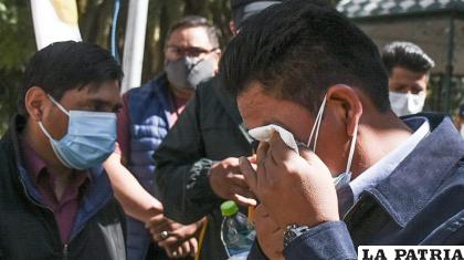 El alcalde de Sacaba Pedro Gutiérrez después del deceso de Daniel Escalera  /Opinión