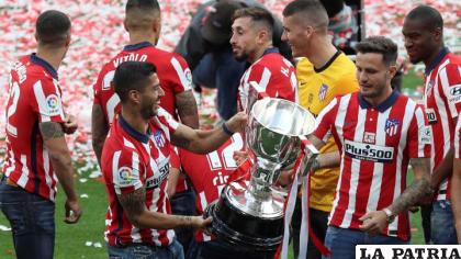 El Atlético de Madrid el sábado se consagró campeón de España /as.com