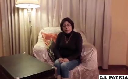 Ruth Ancalle, presidente de la UNPE durante su presentación virtual en el Solsticio de Invierno 2020