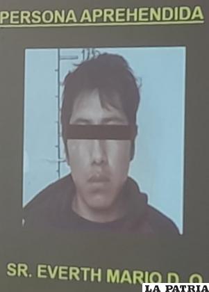 El responsable de agredir a los uniformados de Gacip, fue aprehendido /LA PATRIA