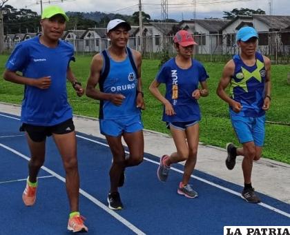 Los orureños quieren “brillar” en el sudamericano de atletismo en Ecuador /FAB