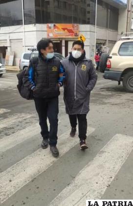 El personal de la Felcv logró aprehender a dos acusados declarados rebeldes /Policía