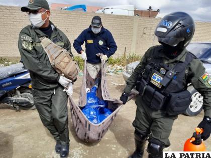 El cuerpo fue trasladado a la morgue, donde personal de Sedes procederá a la toma de la prueba PCR /LA PATRIA