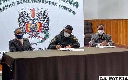 Egresados de la UTO, podrán realizar sus pasantías en la Policía /LA PATRIA