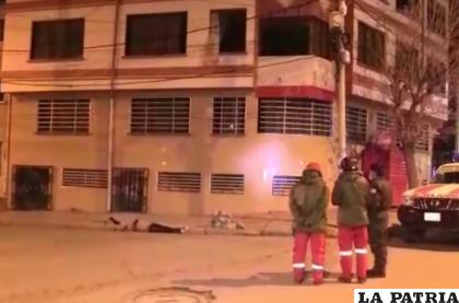 El joven falleció en el acto al caer del sexto piso /LA PATRIA