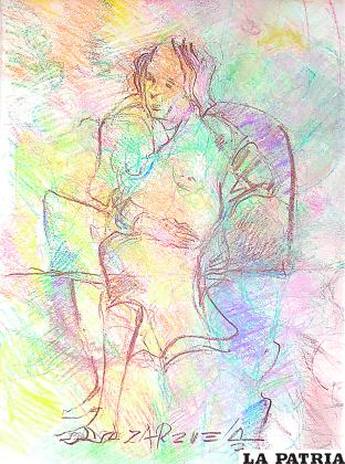 Pensamientos 
Pastel sobre papel, 2021
Erasmo Zarzuela
