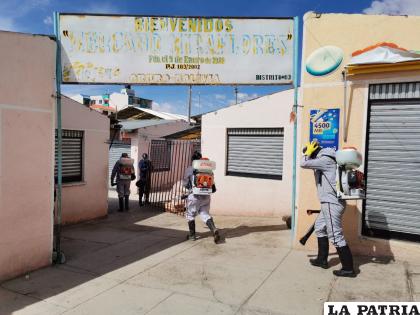 Diferentes centros de abasto fueron fumigados /GAMO
