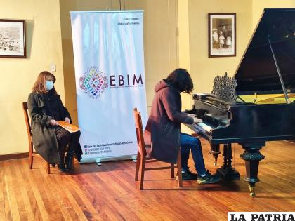 Estudiantes presenciaron el concierto conferencia de Mariana Alandia /EBIM
