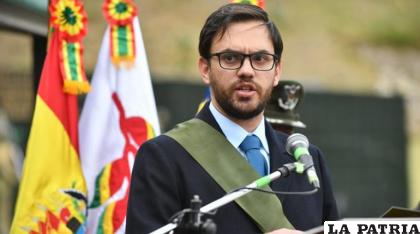 El ministro de Gobierno, Eduardo Del Castillo /ARCHIVO INTERNET