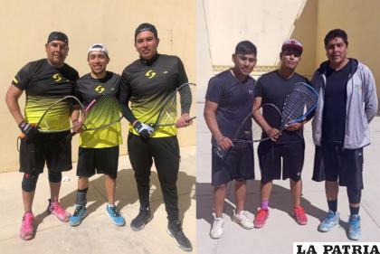 Los equipos “A” y “B” que representarán al municipio de Oruro /LA PATRIA
