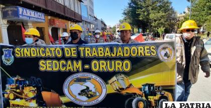 La marcha reunió a los trabajadores del país /LA PATRIA