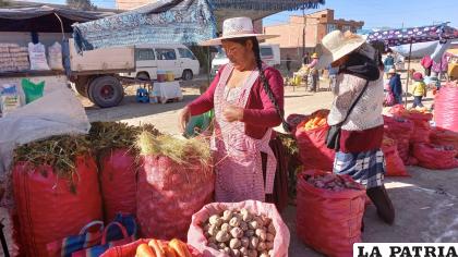 Varios productos estuvieron a la venta en Socamani /Cortesía