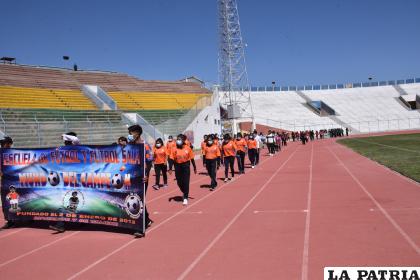 El acto de inauguración se realizó en el estadio “Jesús Bermúdez” /LA PATRIA