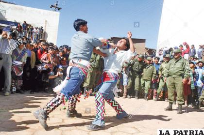 El ritual del Tinku se celebra cada año en el Norte potosino 
/El Potosí
