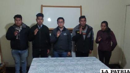 Nueva directiva de la SBC filial Oruro /Fabiola Aquino
