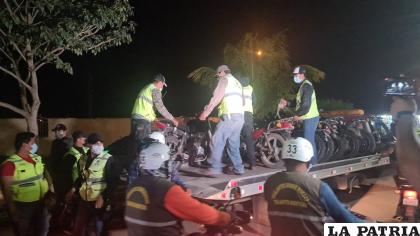 En el operativo se identificó varias infracciones /LA PATRIA